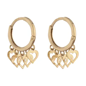 گوشواره طلا 18 عیار زنانه میو گلد مدل MIO-GD909