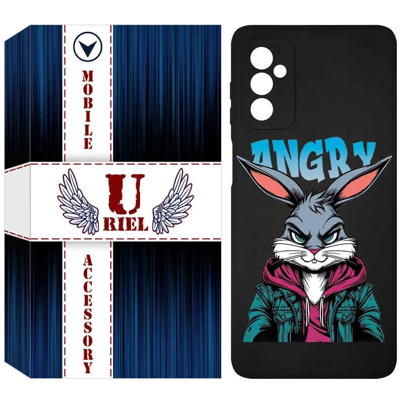 کاور یوریل قاب مدل KSH کد 51 طرح خرگوش مناسب برای گوشی موبایل سامسونگ Galaxy M52 5G