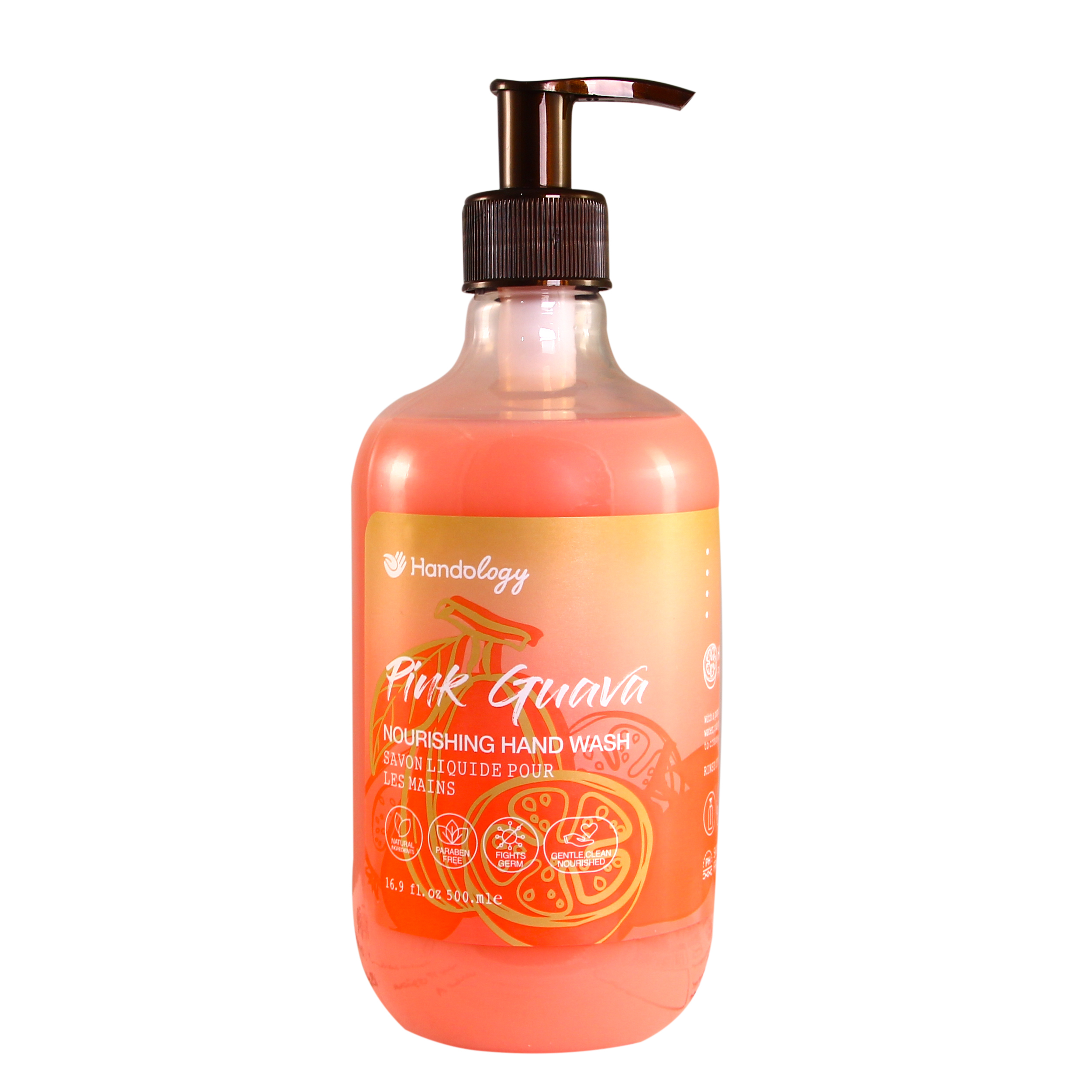 مایع دستشویی هندولوژی مدل PINK GUAVA حجم 500 میلی لیتر