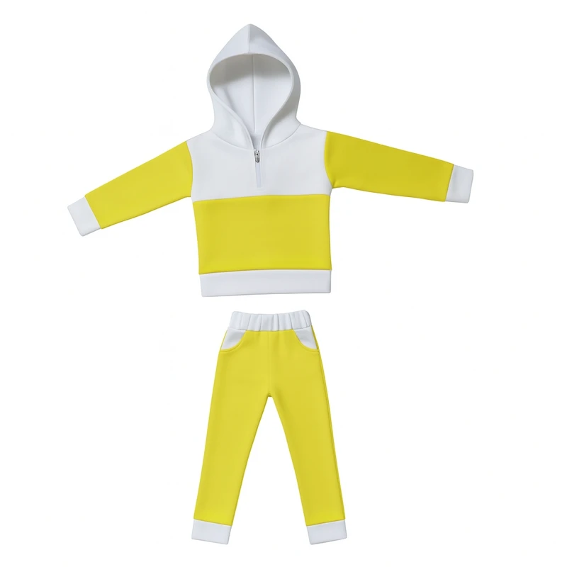 ست سویشرت آستین بلند و شلوار راحتی بچگانه مدل 501026ZS