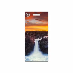MAHOOT Waterfall Cover Sticker for Sony Xperia XZ1
