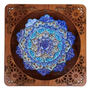 تابلو میناکاری مسی مدل گل کد g 19