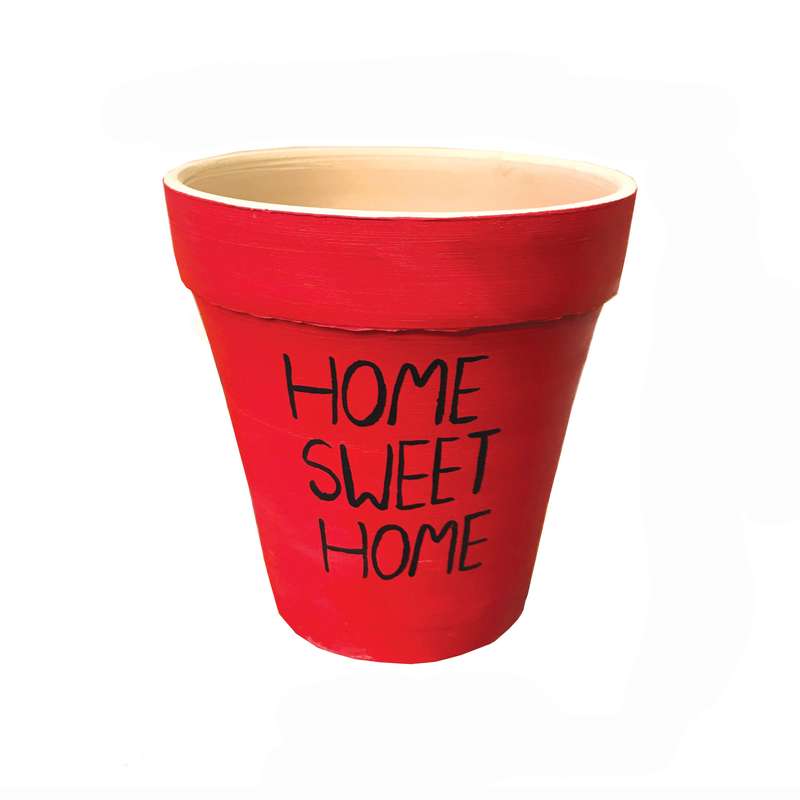  گلدان سفالی مدل home sweet کد 5