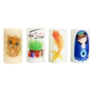 شمع مدل هفت سین مجموعه 4 عددی 