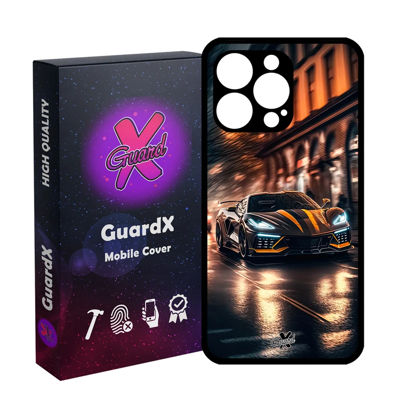 کاور گارد ایکس طرح ماشین مدل Glass10624 مناسب برای گوشی موبایل اپل iPhone 13 Pro