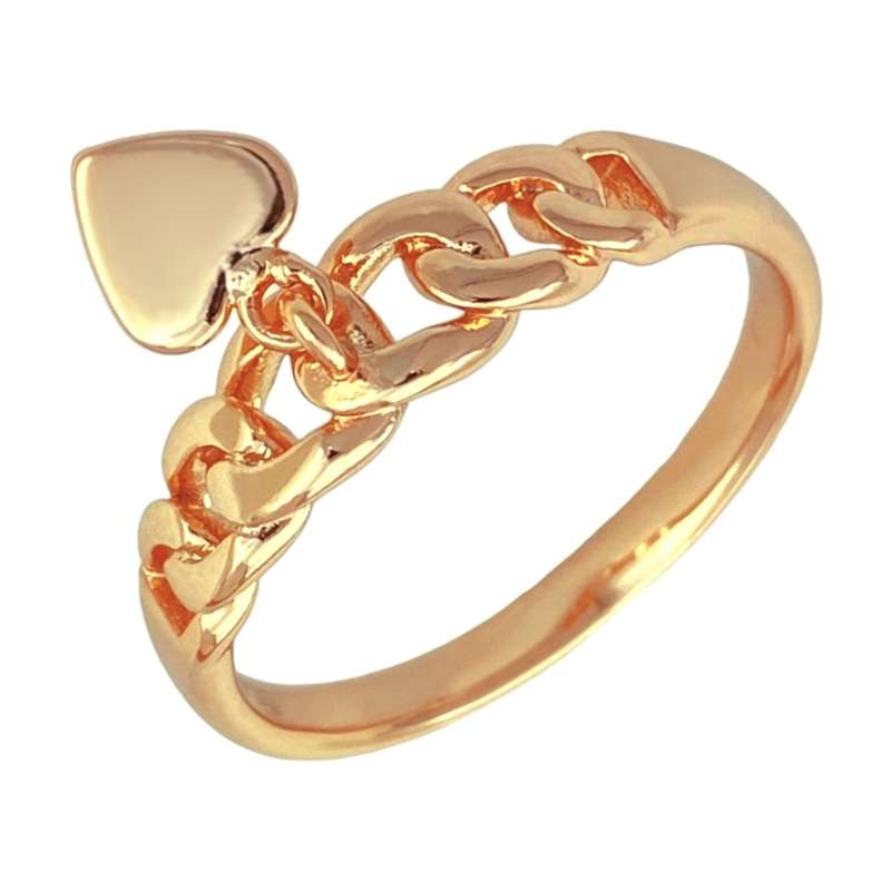 انگشتر زنانه ژوپینگ مدل قلب کد R4303 انگشتر زنانه ژوپینگ مدل قلب کد R4303