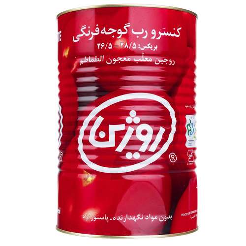رب گوجه فرنگی روژین - 4.3 کیلوگرم