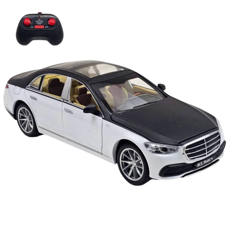 ماشین بازی کنترلی ناب سل مدل بنز میباخ دودزا شارژی فلزی چراغدار موزیکال MERCEDES BENZ MAYBACH