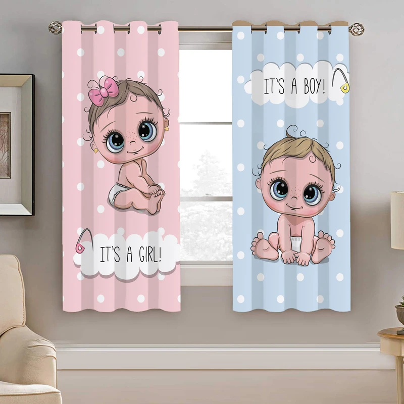 پرده نیروانا طرح نی نی کودک مدل هازان کد 8290 سایز 140×200 سانتی متر