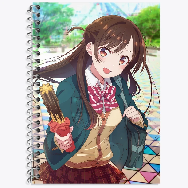 دفتر لغت 50 برگ خندالو طرح چیزورو انیمه کانوجو اوکاری کد 34805