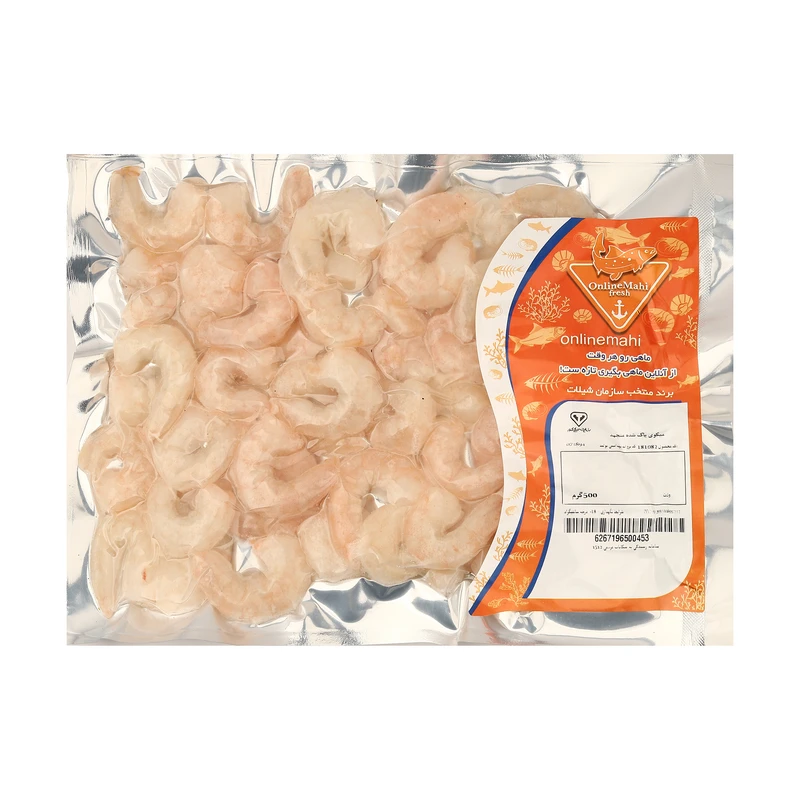 میگو پاک شده ساده آنلاین ماهی - 500 گرم