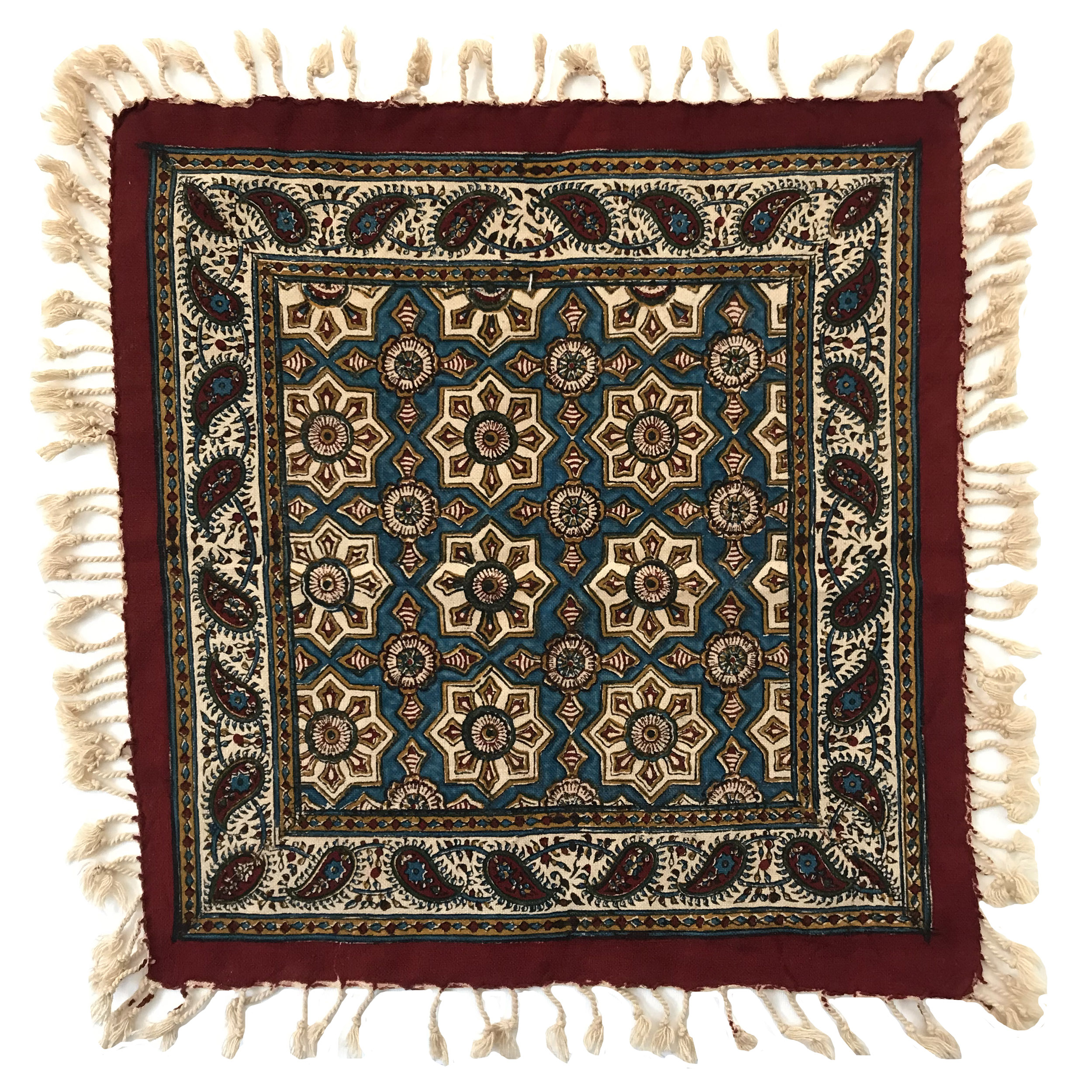 رومیزی قلمکار طرح خاتم مدل J40