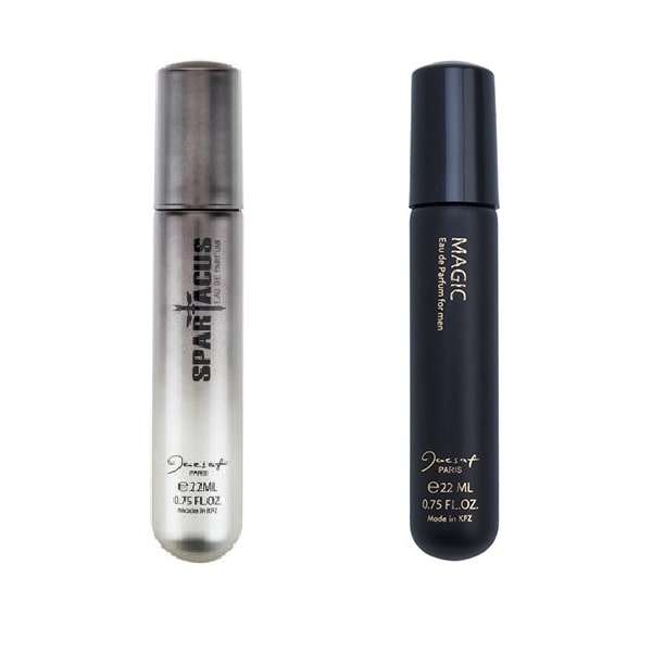 عطر جیبی ژک ساف مدل Spartacus حجم 22 میلی لیتر به همراه عطر جیبی مردانه ژک ساف مدل مجیک