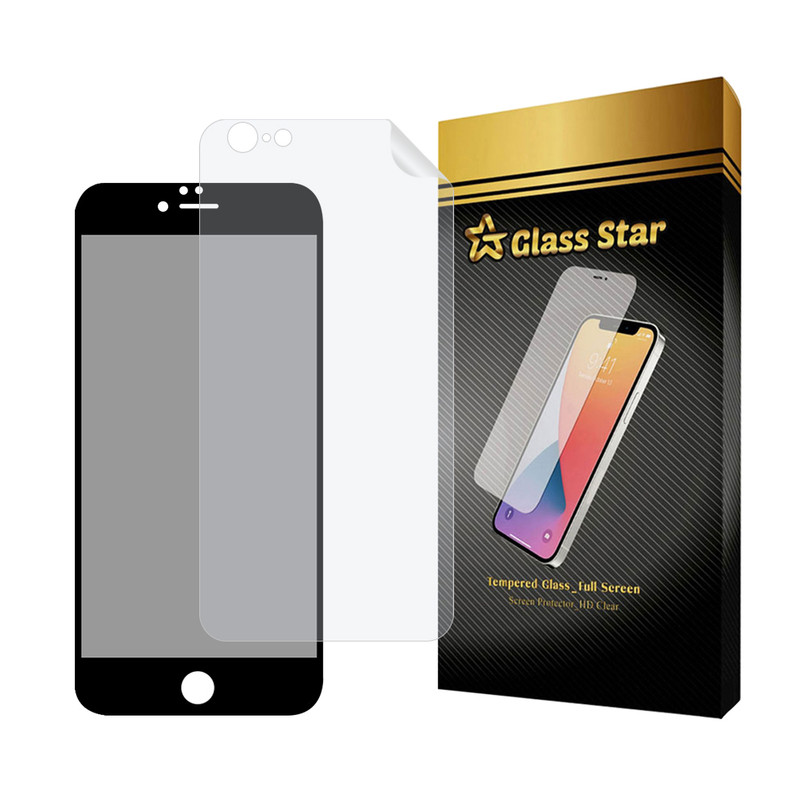 محافظ صفحه نمایش حریم شخصی گلس استار مدل FULLPRIVNANOS مناسب برای گوشی موبایل اپل iPhone 6 / iPhone 6s به همراه محافظ پشت گوشی
