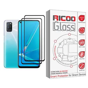 Ricoo Ricoo Glass MIX002 Screen Protector For Oppo A92 Pack Of 2