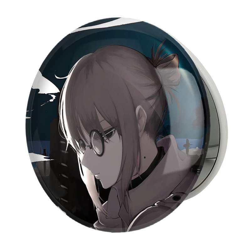 آینه جیبی خندالو طرح انکو اوگیسو انیمه کال آف نایت Call of the Night مدل تاشو کد 17801