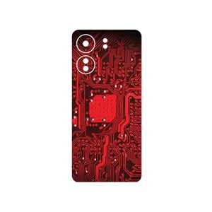 MAHOOT Red_Printed_Circuit_Board Cover Sticker for Xiaomi Poco C65