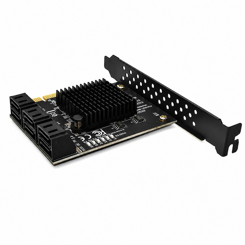 کارت توسعه PCI Express به SATA 3.0 لمونتک مدل 6 Port