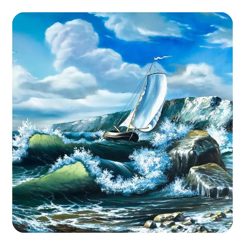 مگنت طرح نقاشی رنگ روغن مدل mg10634