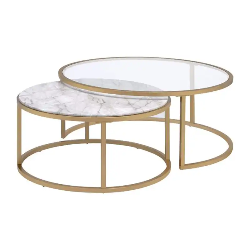 میز جلو مبلی کد 20460 مجموعه 2 عددی