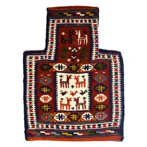 نمکدان گلیم پیچ دستبافت رستا طرح 53-124