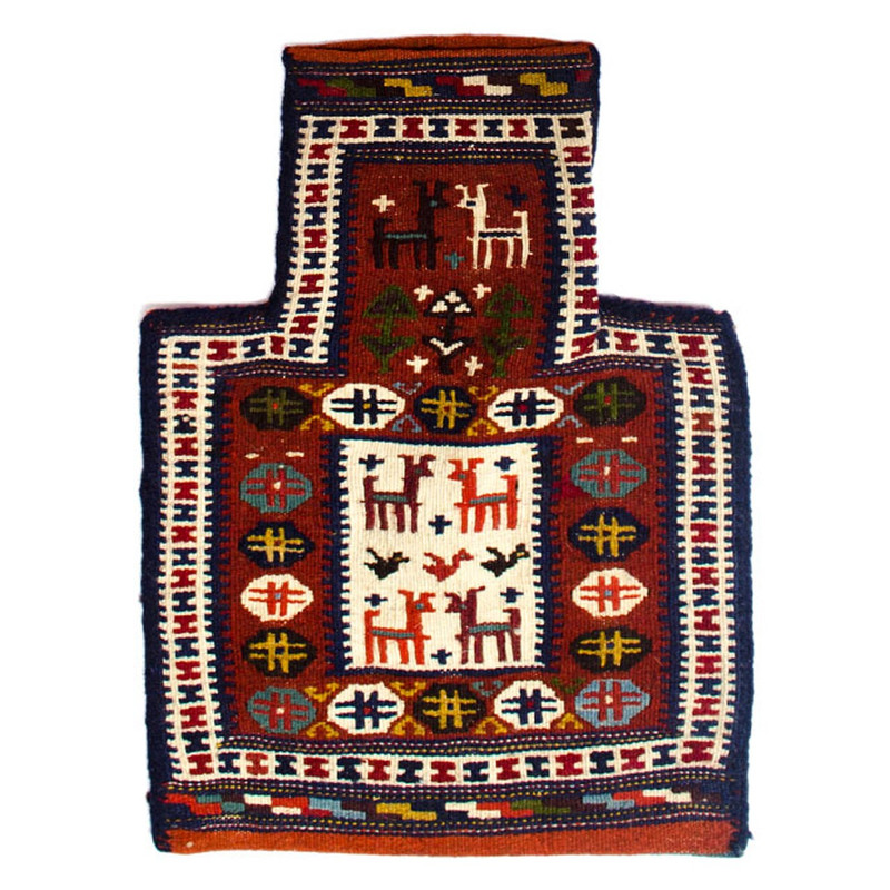 نمکدان گلیم پیچ دستبافت رستا طرح 53-124
