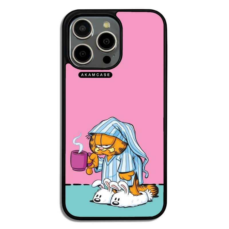 کاور آکام مدل AMC-WA15PROMAX-GARFIELD14 مناسب برای گوشی موبایل اپل iPhone 15 Pro Max