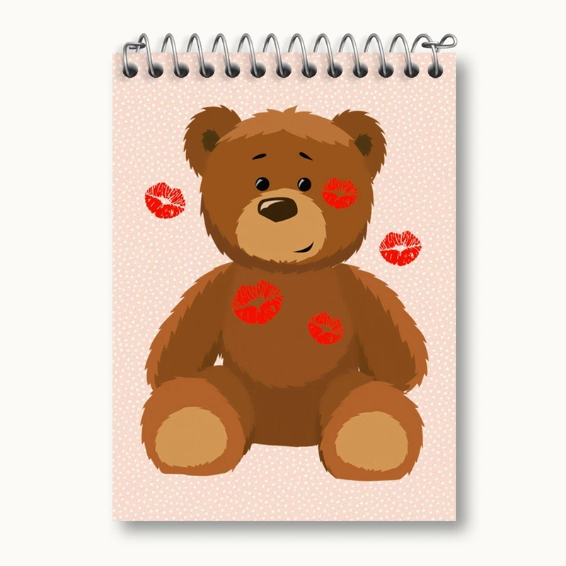 دفتر یادداشت 50 برگ خندالو مدل عاشقانه کد 1864