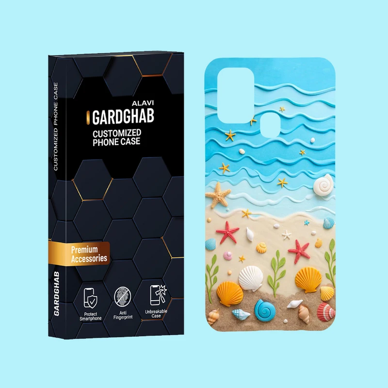 کاور گارد قاب علوی مدل هنری مناسب برای گوشی موبایل سامسونگ Galaxy M31