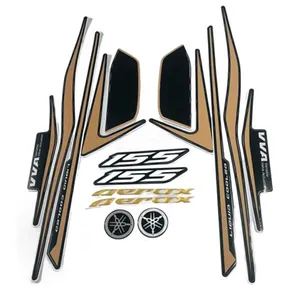 ست برچسب بدنه و رکاب موتور سیکلت وارون مدل B-1 مناسب برای یاماها آیروکس بسته 16 عددی