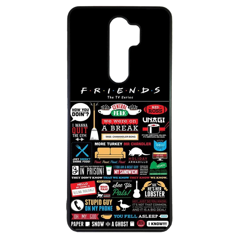 کاور طرح فرندز کد 1146 مناسب برای گوشی موبایل شیائومی redmi note 8 pro