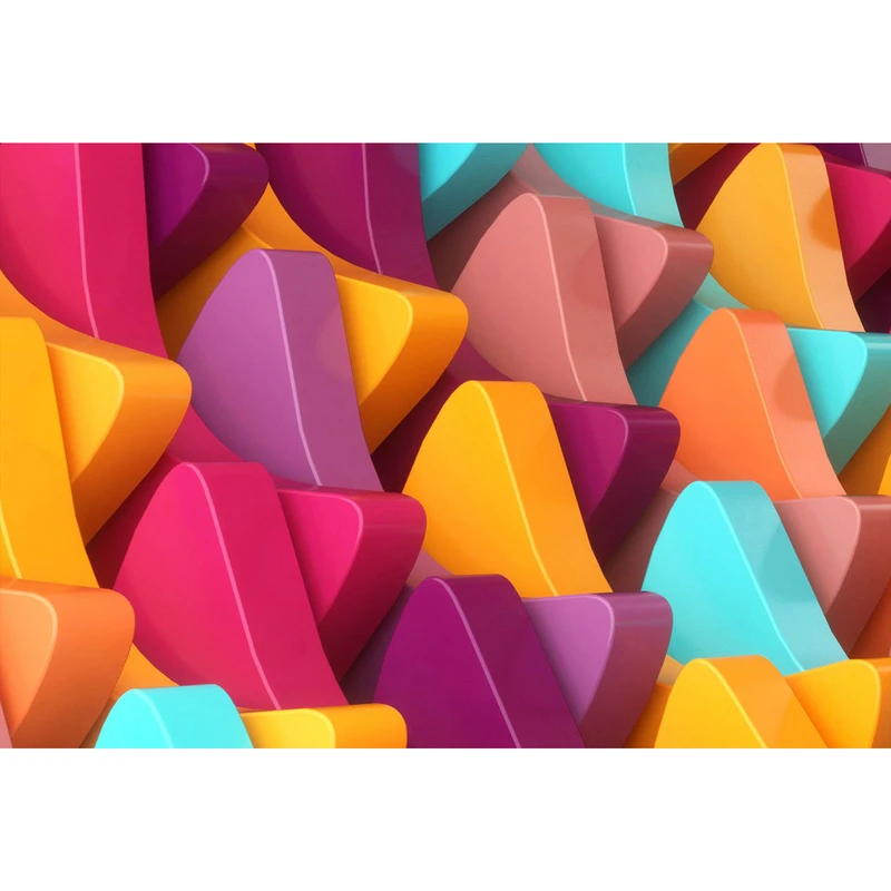 تابلو شاسی طرح رنگ های انتزاعی مدل T1167