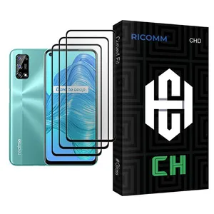 Ricomm CH Glass MIX003 Screen Protector For Realme V5 5G Pack Of 3