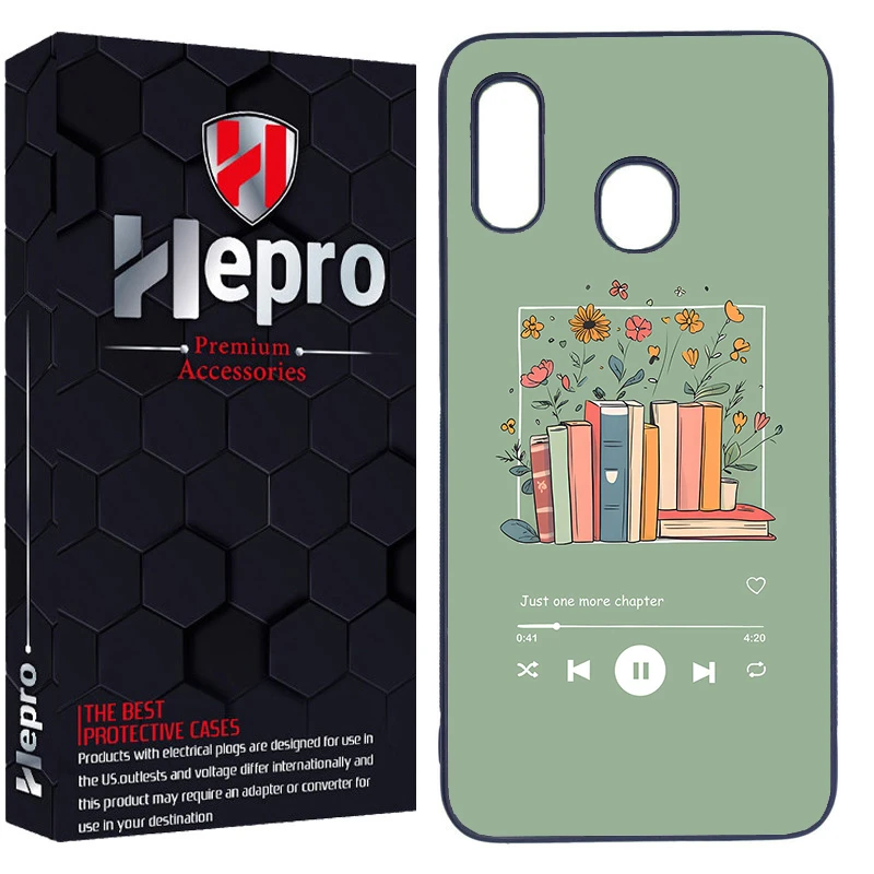 کاور هپرو طرح موزیک و کتاب  کد Dimo-659 مناسب برای گوشی موبایل سامسونگ Galaxy A20/A30