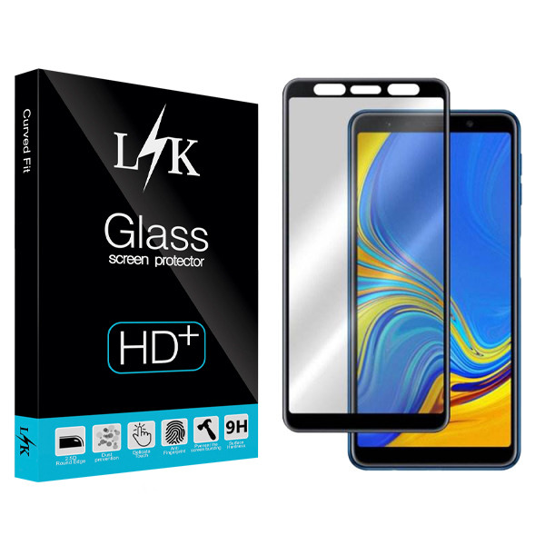 محافظ صفحه نمایش سرامیکی مات ال کی مدل Hard glass مناسب برای گوشی موبایل سامسونگ Galaxy J4+/ J6+ / A6+ / A750 / A7 2018