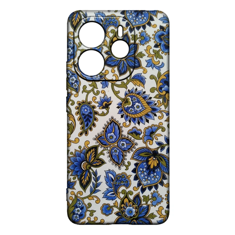 کاور طرح گل کد 318 مناسب برای گوشی موبایل شیائومی Redmi Note 14 4G