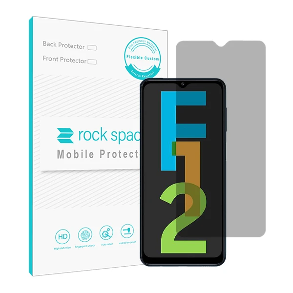 محافظ صفحه نمایش حریم شخصی راک اسپیس کد PRV مناسب برای گوشی موبایل سامسونگ Galaxy F12