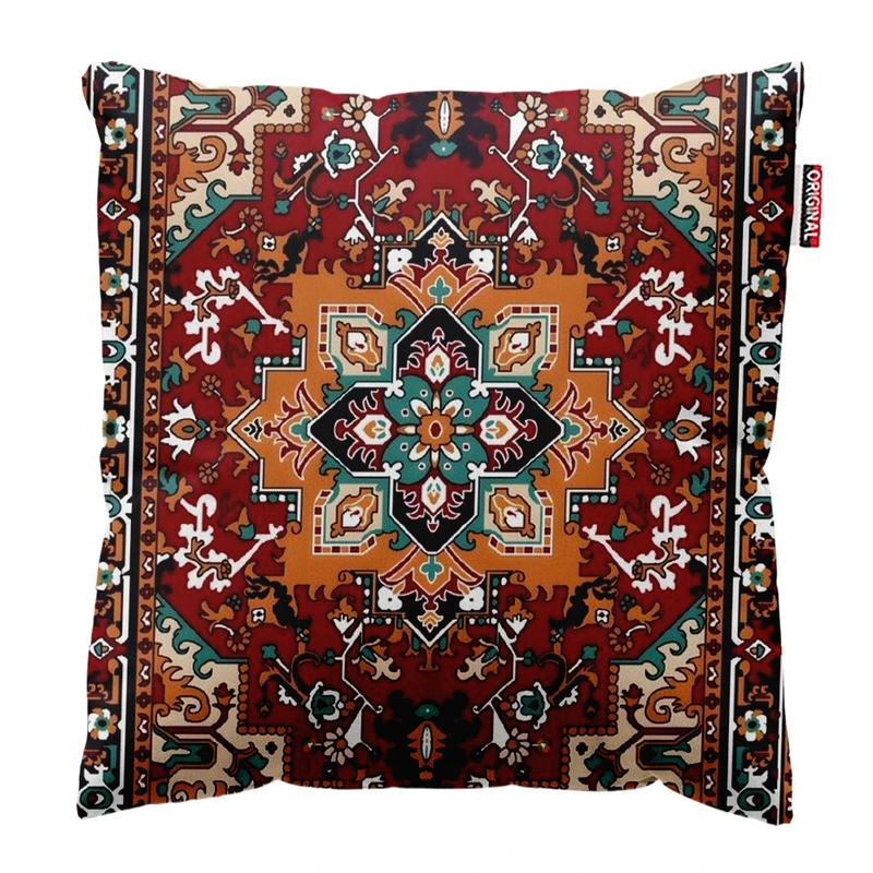  کوسن پاد آفرین طرح فرش ایرانی کد 3865 سایز 30*30 سانتی متر