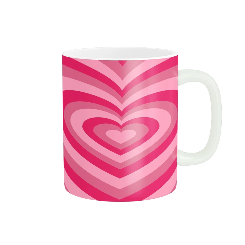 ماگ پادآفرین مدل فانتزی طرح قلب کد p9645