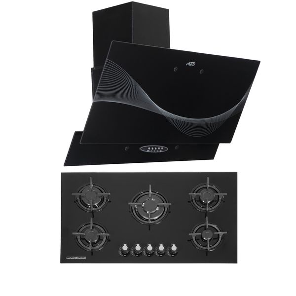 هود و اجاق گاز صفحه ای مدل SET 7065 هود و اجاق گاز صفحه ای مدل SET 7065