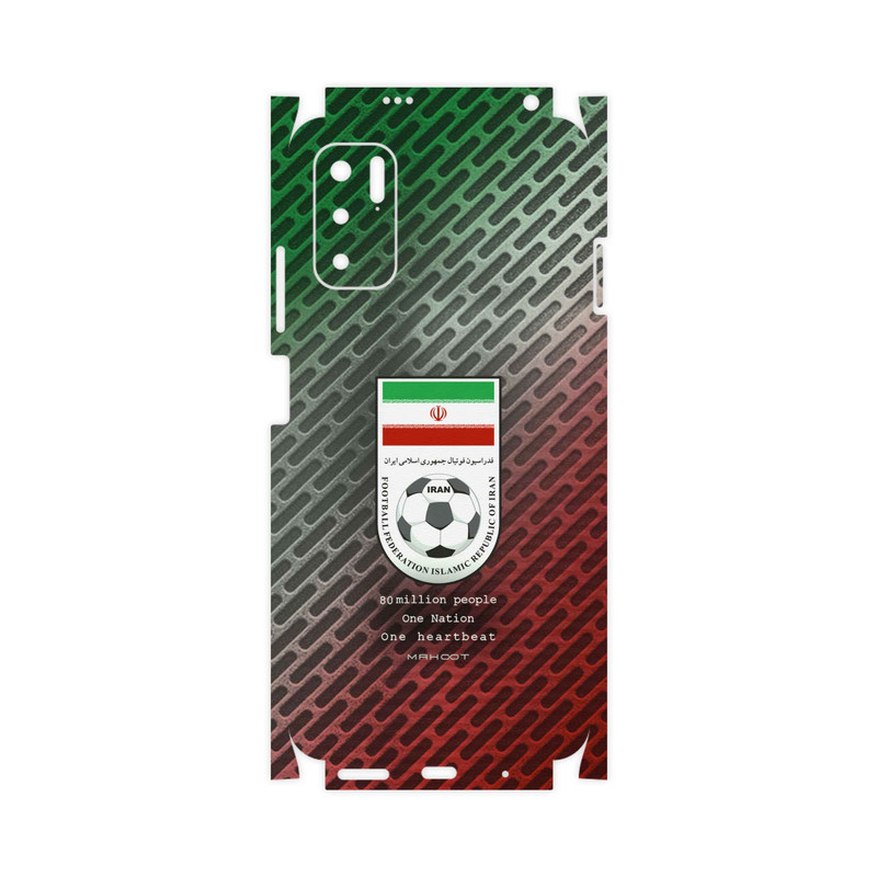 برچسب پوششی ماهوت مدل Iran-National-Football-Team-FullSkin مناسب برای گوشی موبایل شیائومی Redmi Note 10 5G