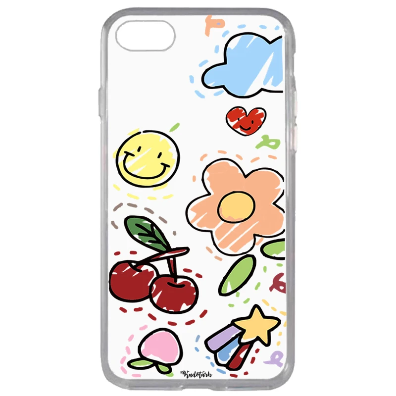 کاور طرح funny sticker مناسب برای گوشی موبایل اپل IPhone 7 / 8  Plus