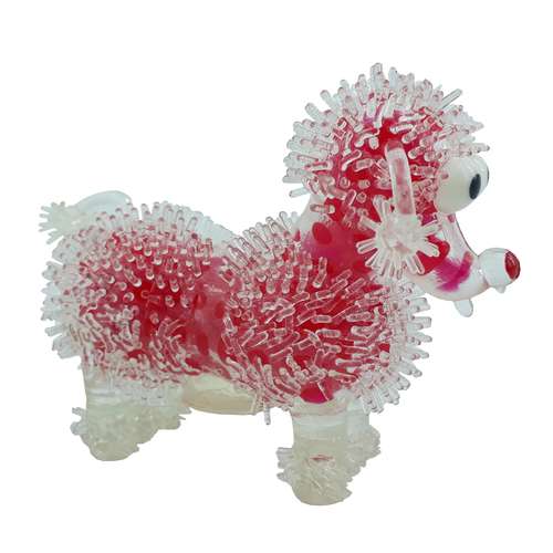 فیجت ضد استرس دنیای سرگرمی های کمیاب مدل مش بال دونه اناری طرح سگ پودل کد DSK-A366