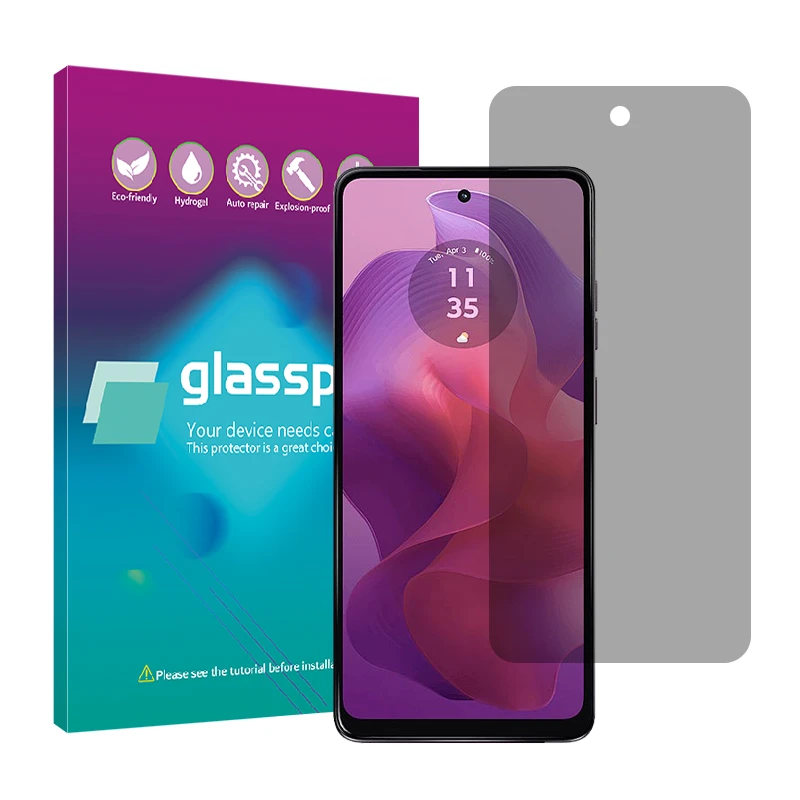 محافظ صفحه نمایش حریم شخصی گلس پرو مدل Resistant مناسب برای گوشی موبایل موتورولا Moto G24
