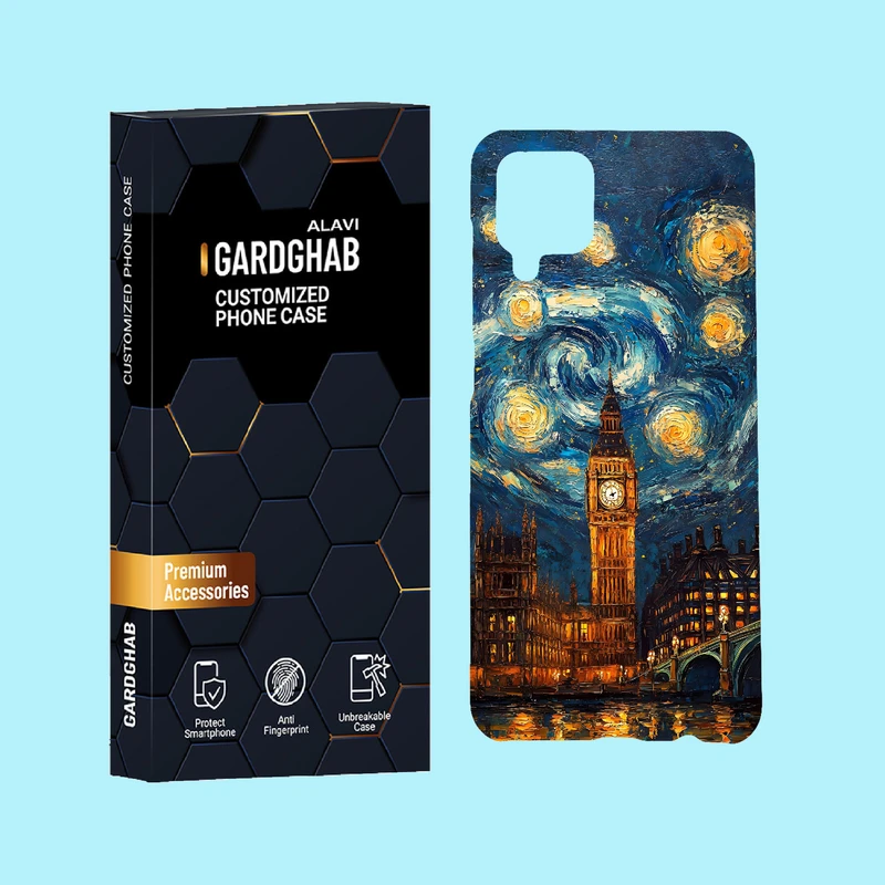 کاور گارد قاب علوی مدل هنری مناسب برای گوشی موبایل سامسونگ Galaxy A12