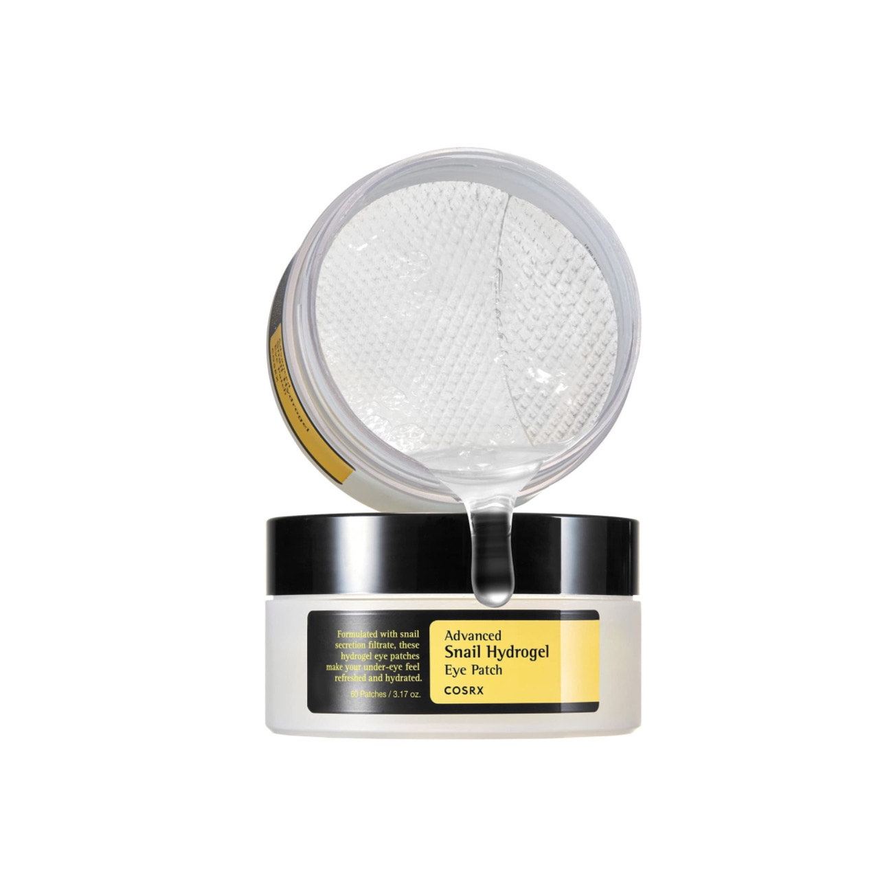 ماسک دور چشم کوزارکس مدل Snail_patch حجم 90 میلی لیتر بسته 60 عددی