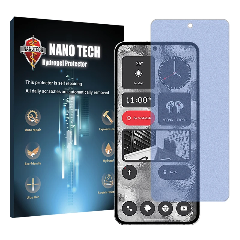 محافظ صفحه نمایش مات آنتی بلو نانو تک مناسب برای گوشی موبایل ناتینگ Phone 2