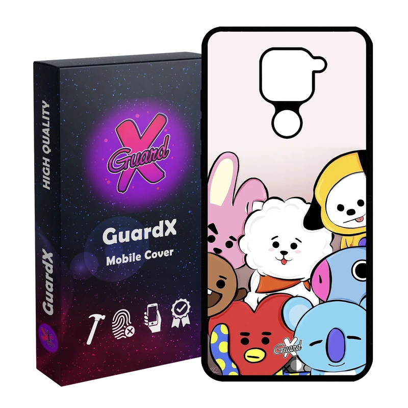 کاور گارد ایکس مدل Glass10118 مناسب برای گوشی موبایل شیائومی Redmi Note 9