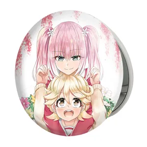 آینه جیبی خندالو طرح نانا و میچیرو انیمه نانای بی استعداد مدل تاشو کد 23801 