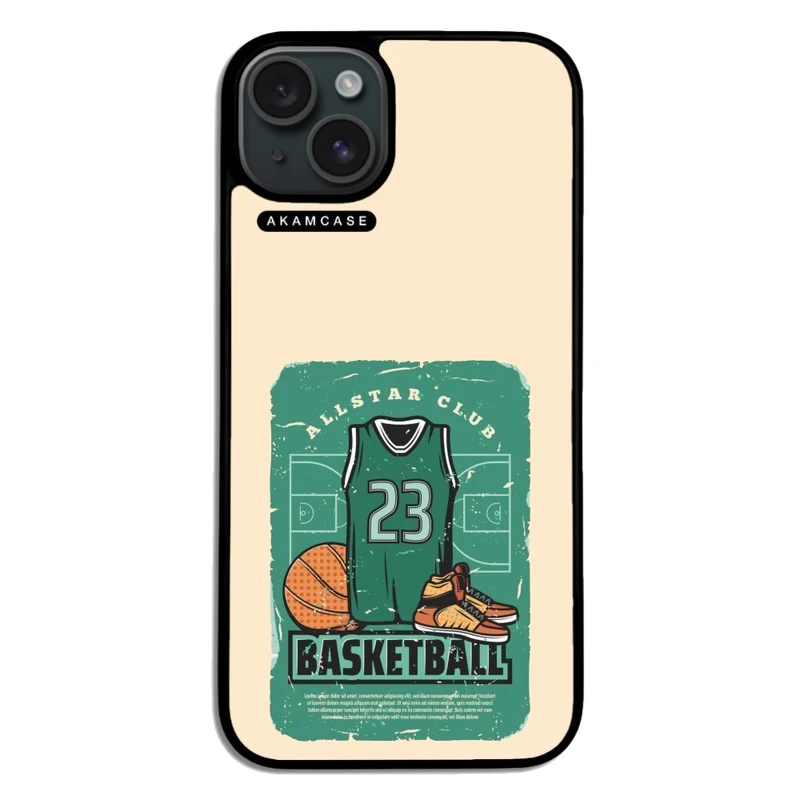 کاور آکام مدل AMC-WA15PLUS-BASKETBALL12 مناسب برای گوشی موبایل اپل iPhone 15 Plus